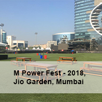 M Power Fest 2018 Jio Garden Mumbai.