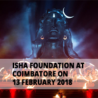 Isha Foundation at coimbatore 13 Feb 2018.
