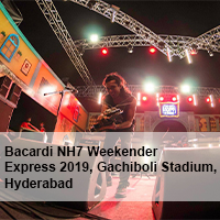 Bacardi NH7 Weekender Express 2019 Gachiboli Stadium Hyderabad