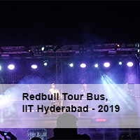 Redbull Tour Bus IIT Hyderabad 2019