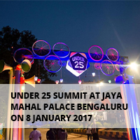 Under25 Summit 8-Jan-17 Jayamahal Palace, Bengaluru